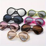 Large Square Frame Sunglasses - Stylish Lightweight Outdoor Shades with Oversized Lenses for Hiking, Travel & Fashion Shows - Mixed Colors (Black, Green, Pink, Brown, Beige), Party Accessories, Trendy Eyewear, Highquality Lenses, Fashionforward Individual